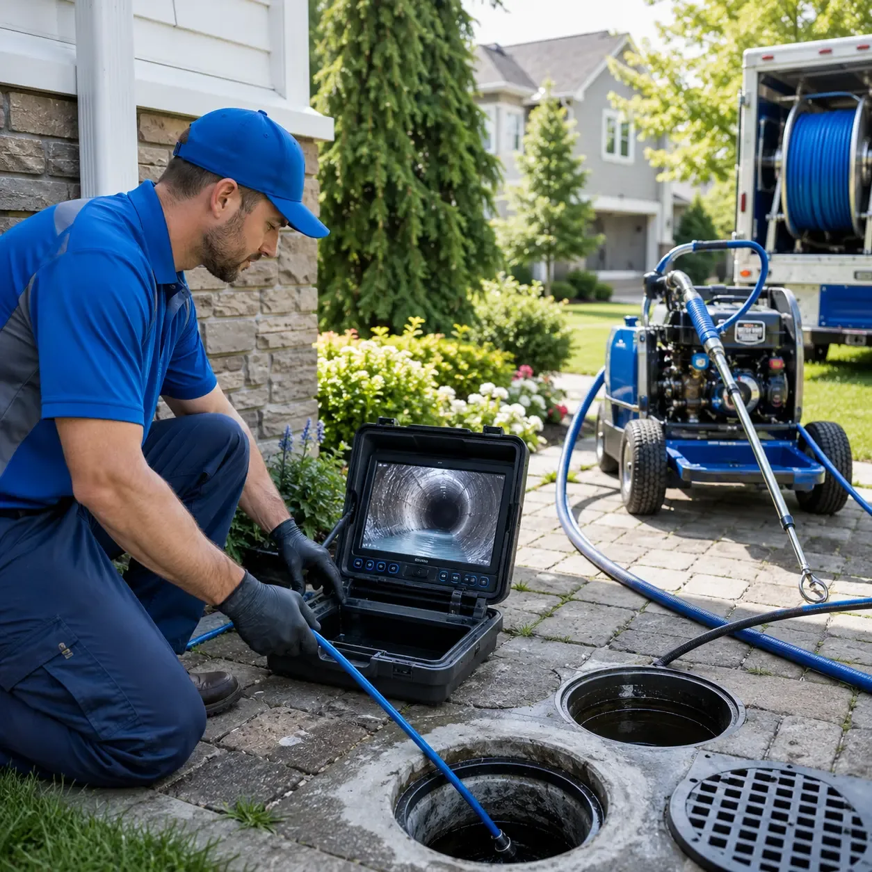 Outdoor drain cleaning professionals serving Cream Ridge, NJ